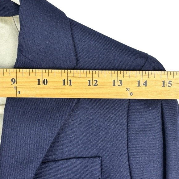 J Crew Women’s Schoolboy Navy Blazer with Gold button detail Fully Lined - Picture 12 of 15